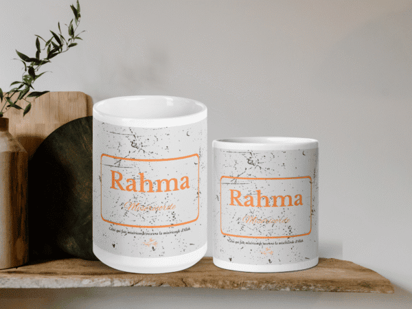 Mug islamique Rahma – 1 cadeau de douceur et de foi