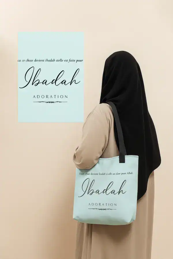 Tote bag "Ibadah" – Adoration