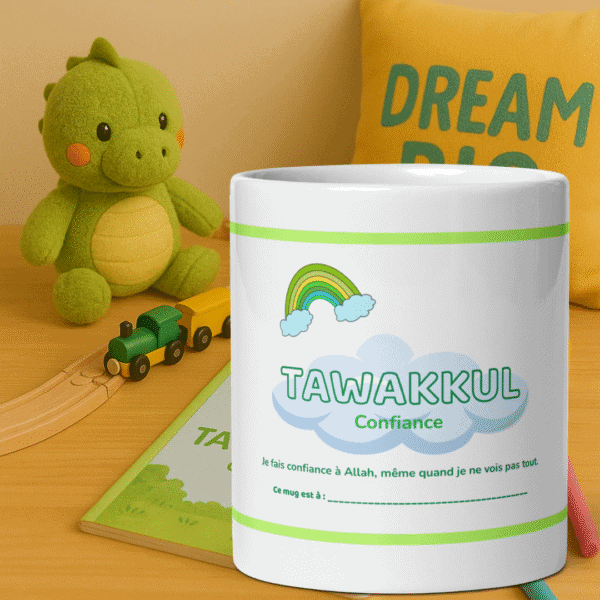 Mug enfant islam Tawakkul (Confiance) – 1 force intérieure magnifique à cultiver