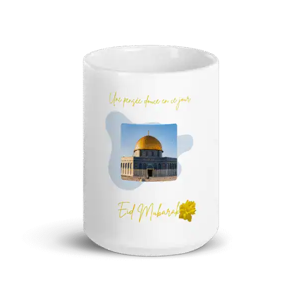 Mug Eid Mubarak Dôme du Rocher : 1 cadeau fort de sens - Image 5