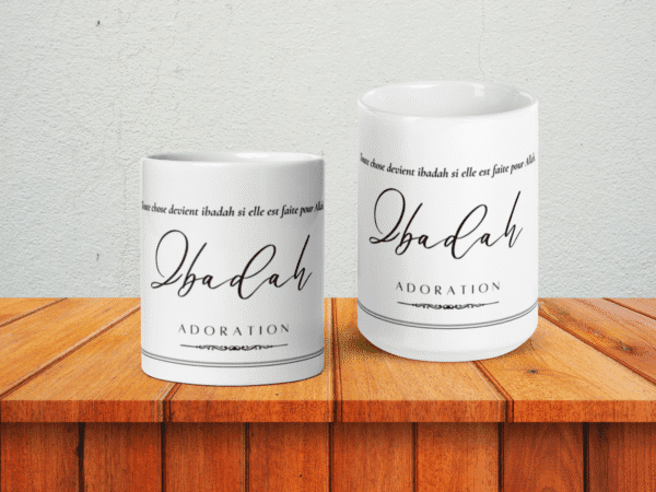 Mug Ibadah Adoration : 1 rappel puissant pour reconnecter son cœur à Allah
